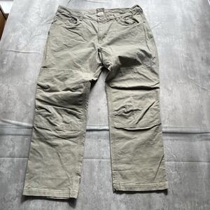 Drake Men's Cotton Double Knee Pants Size 40 khaki. Durable Work Pants